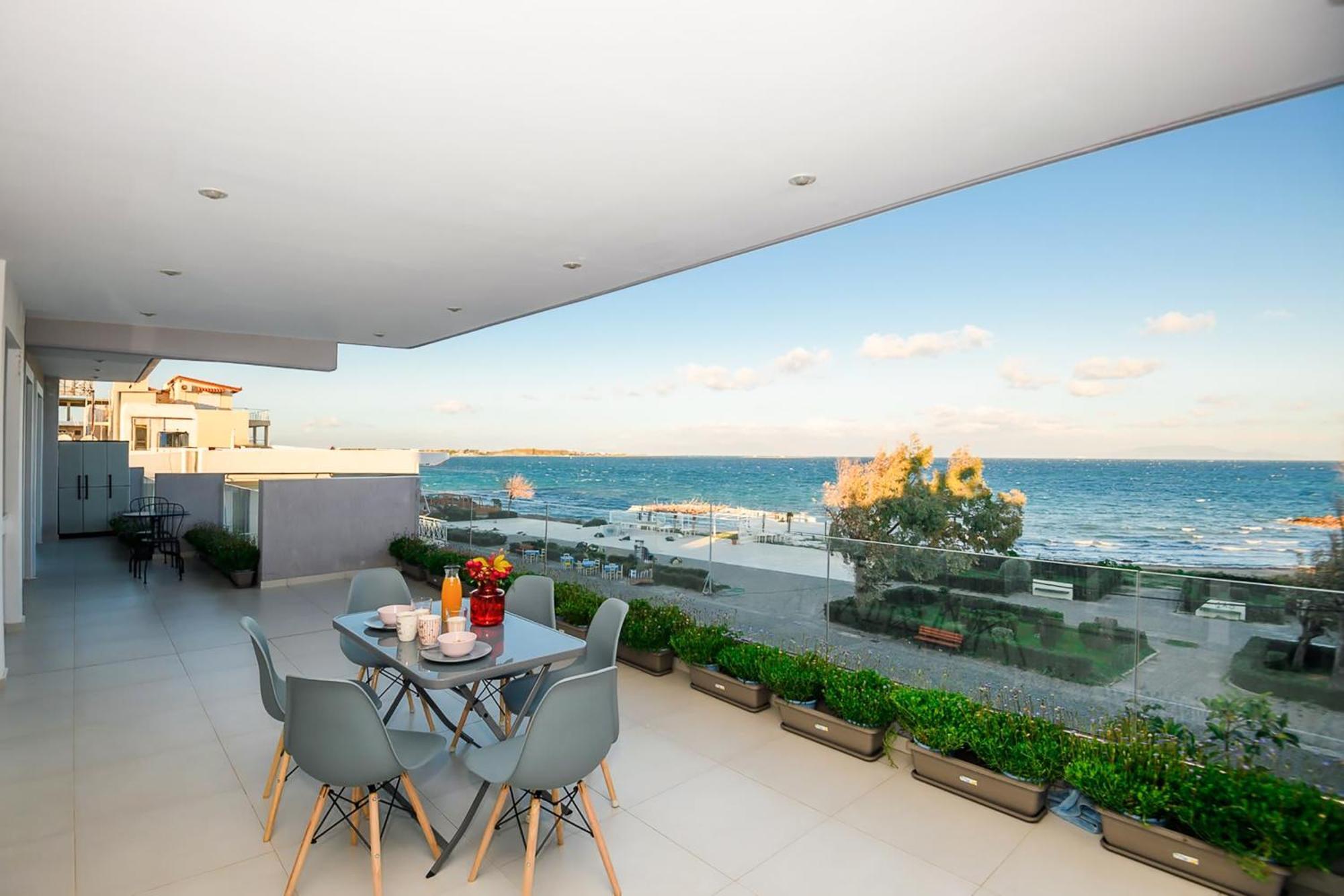 Beachfront Artemida Retreat - Peony Seabreeze Gem Kültér fotó